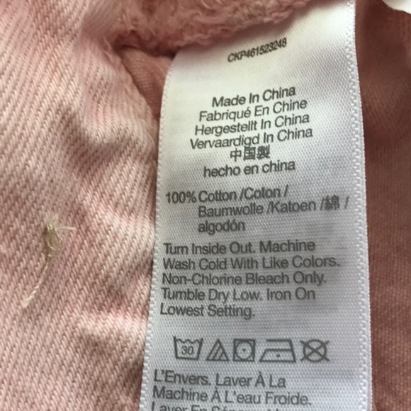 MADEWELL Pink Baggy Straight High Waist Jeans Size 26 with Discoloring - Picture 8 of 10